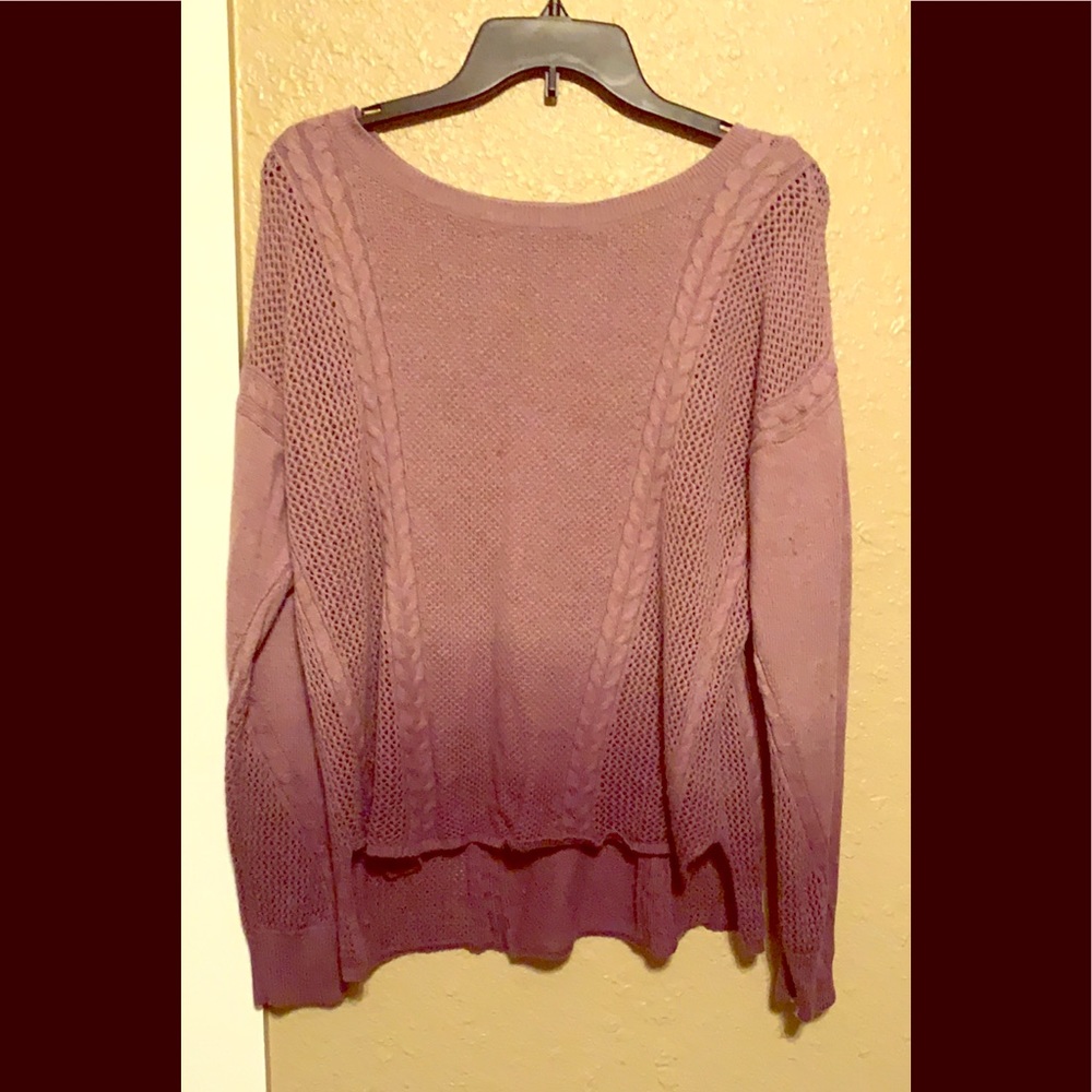 AE Purple Ombré Sweater